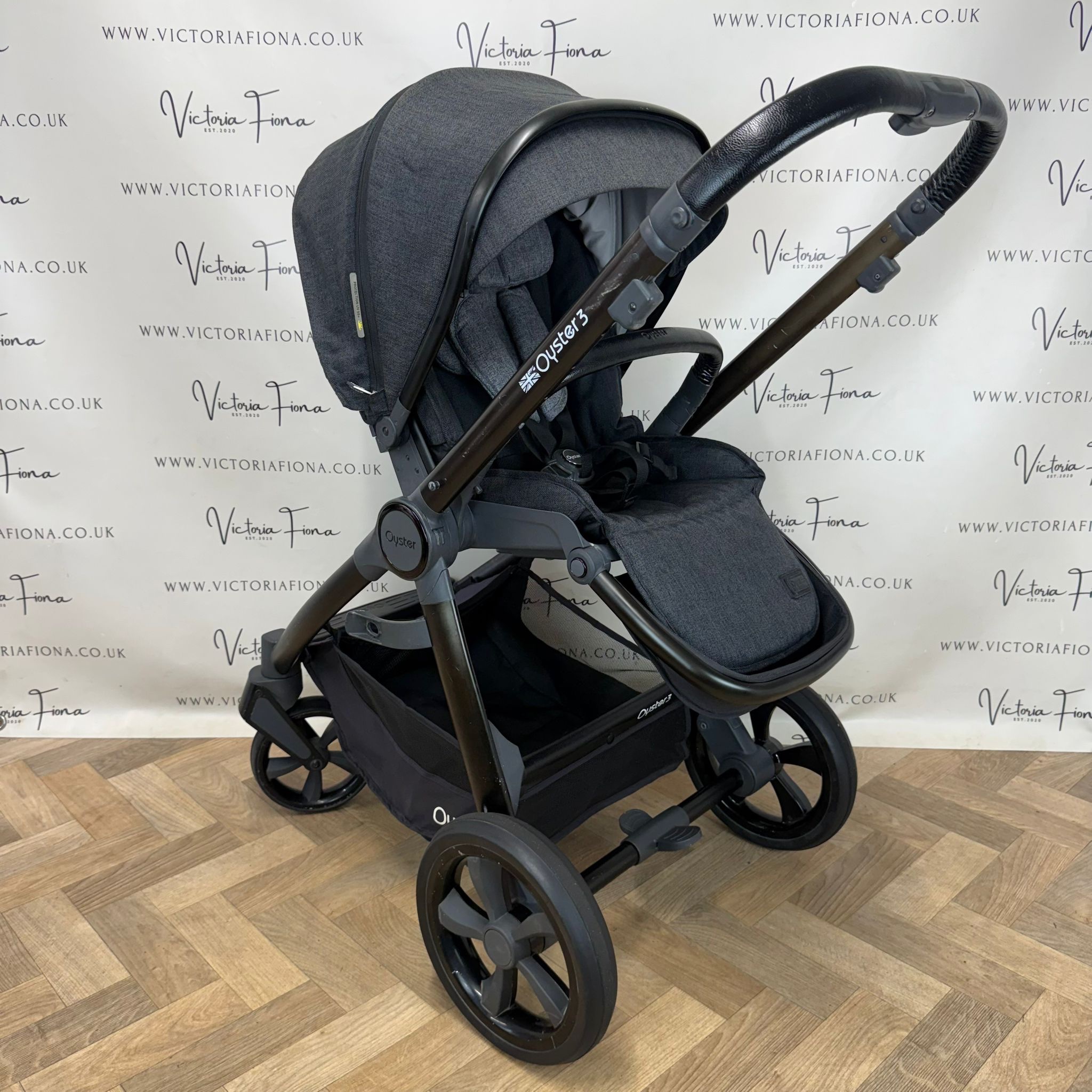 PRELOVED Babystyle Oyster 3 Pushchair & Carrycot - 0-22kg - Noir 🖤 - Image 6