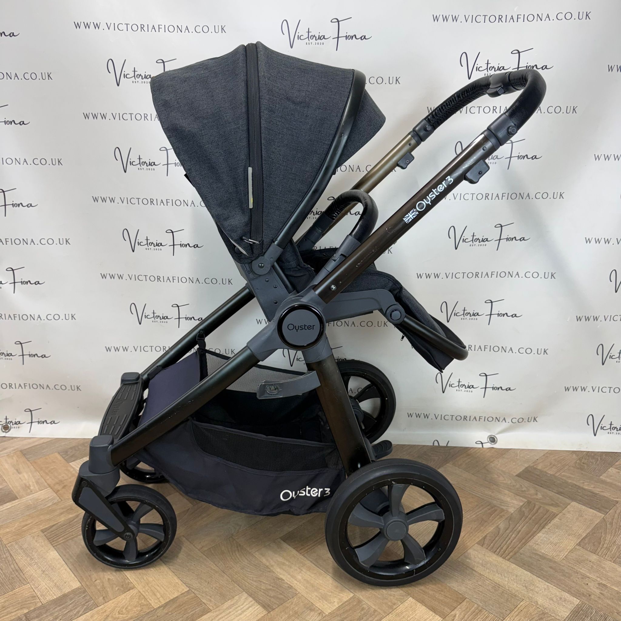 PRELOVED Babystyle Oyster 3 Pushchair & Carrycot - 0-22kg - Noir 🖤 - Image 7