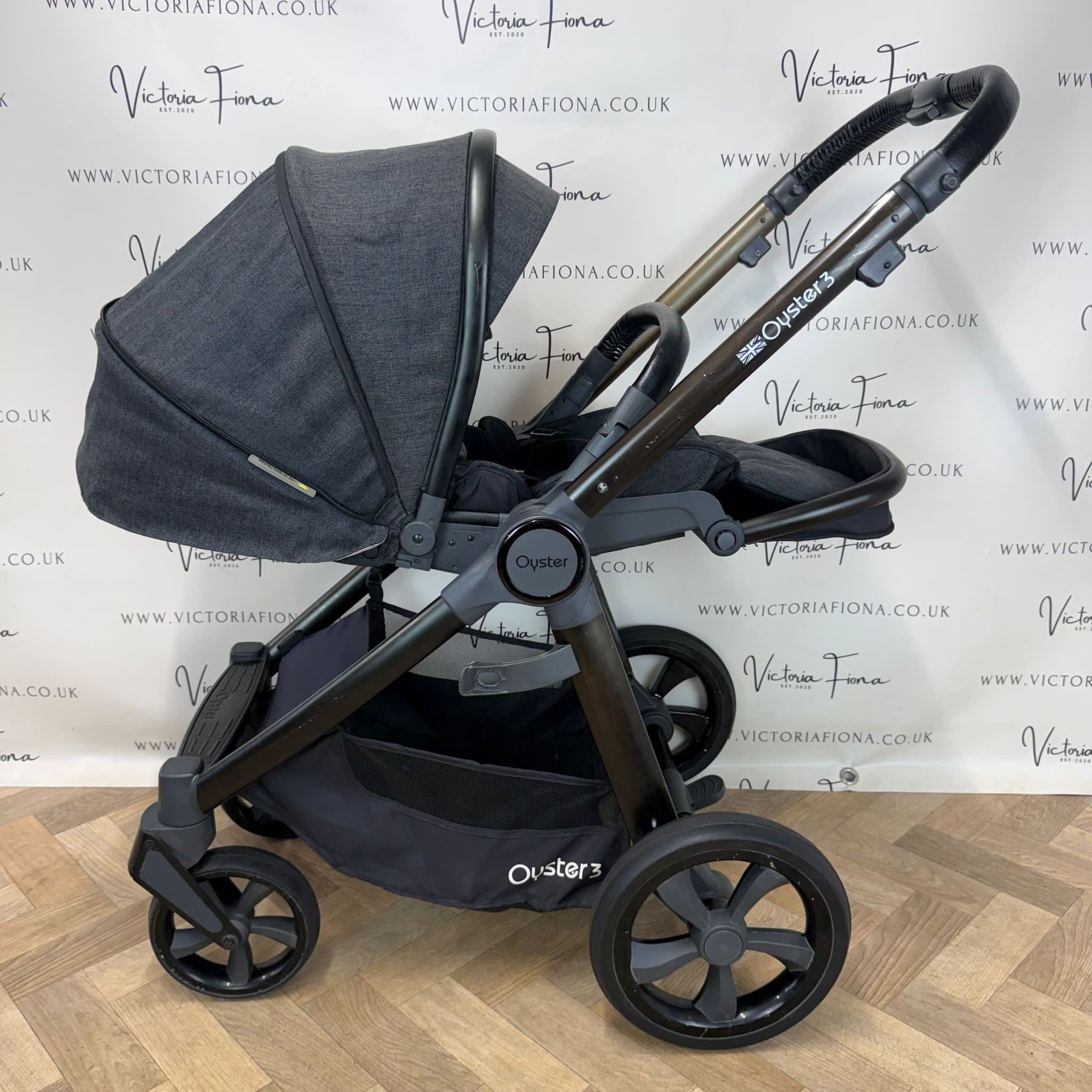 PRELOVED Babystyle Oyster 3 Pushchair & Carrycot - 0-22kg - Noir 🖤 - Image 8