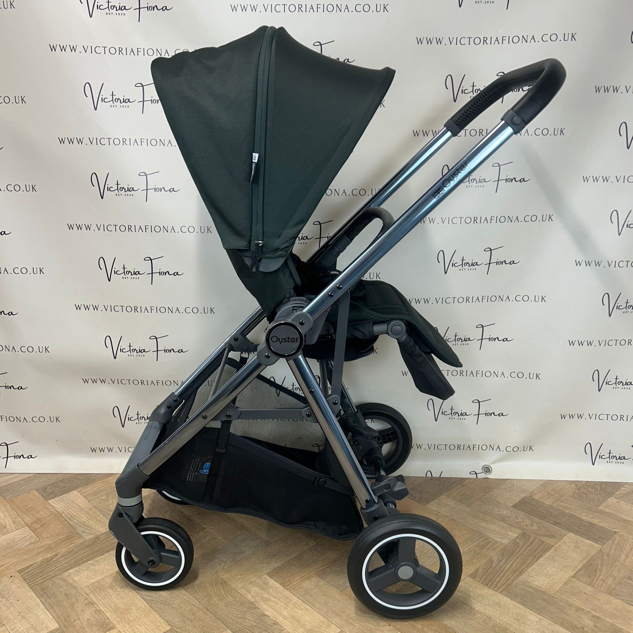 PRELOVED Babystyle Oyster Gravity+ Stroller - Black Olive - Image 3