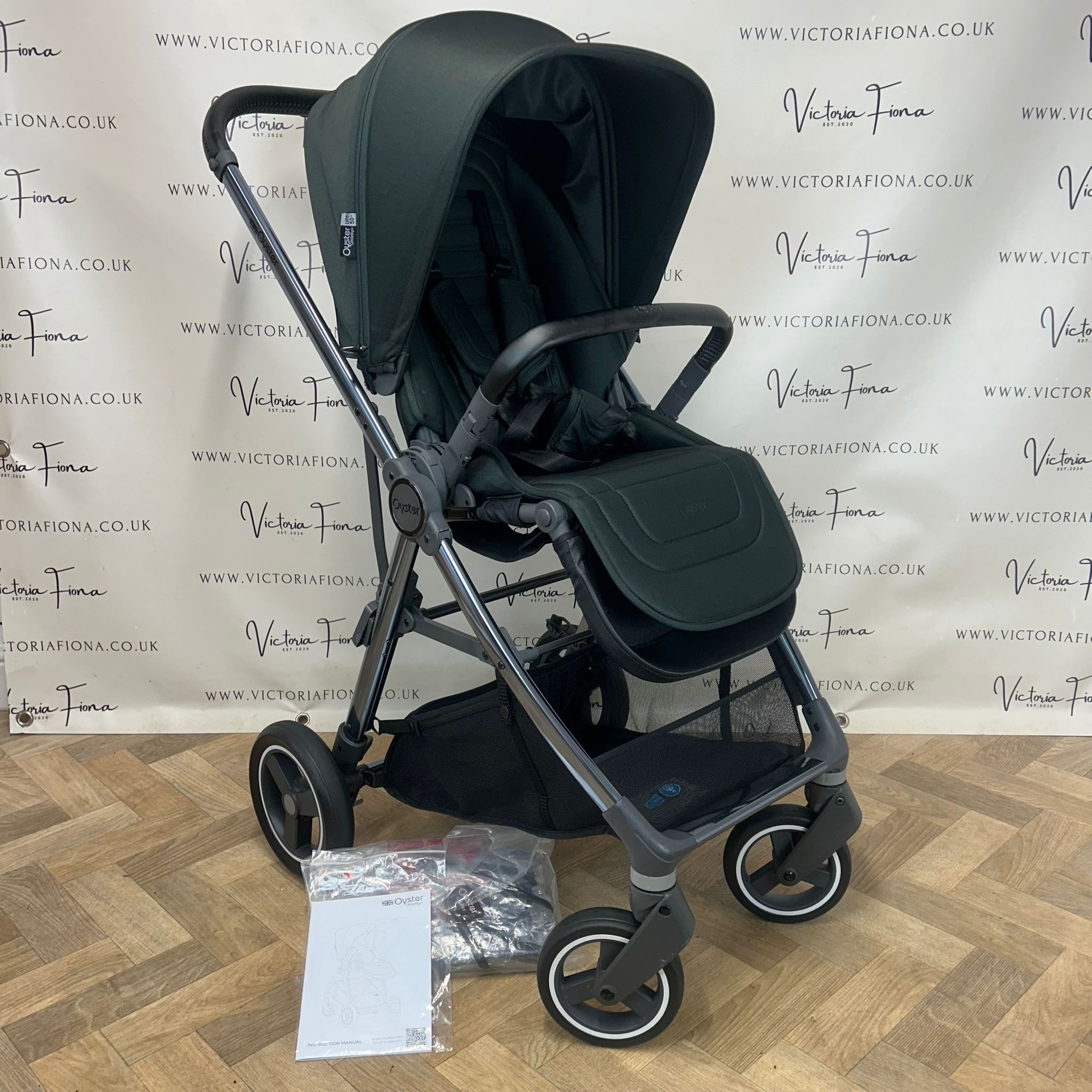 PRELOVED Babystyle Oyster Gravity+ Stroller - Black Olive