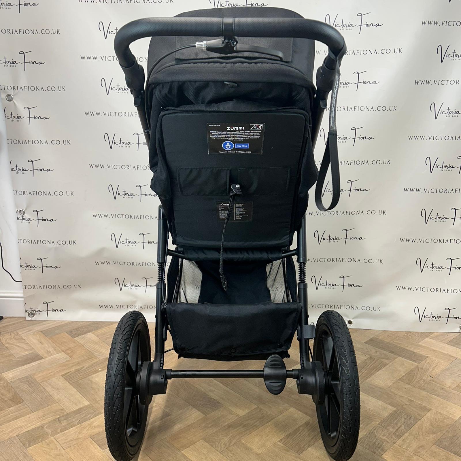 NEW Zummi Tribe Off Road Jogging Stroller - Black - Image 3