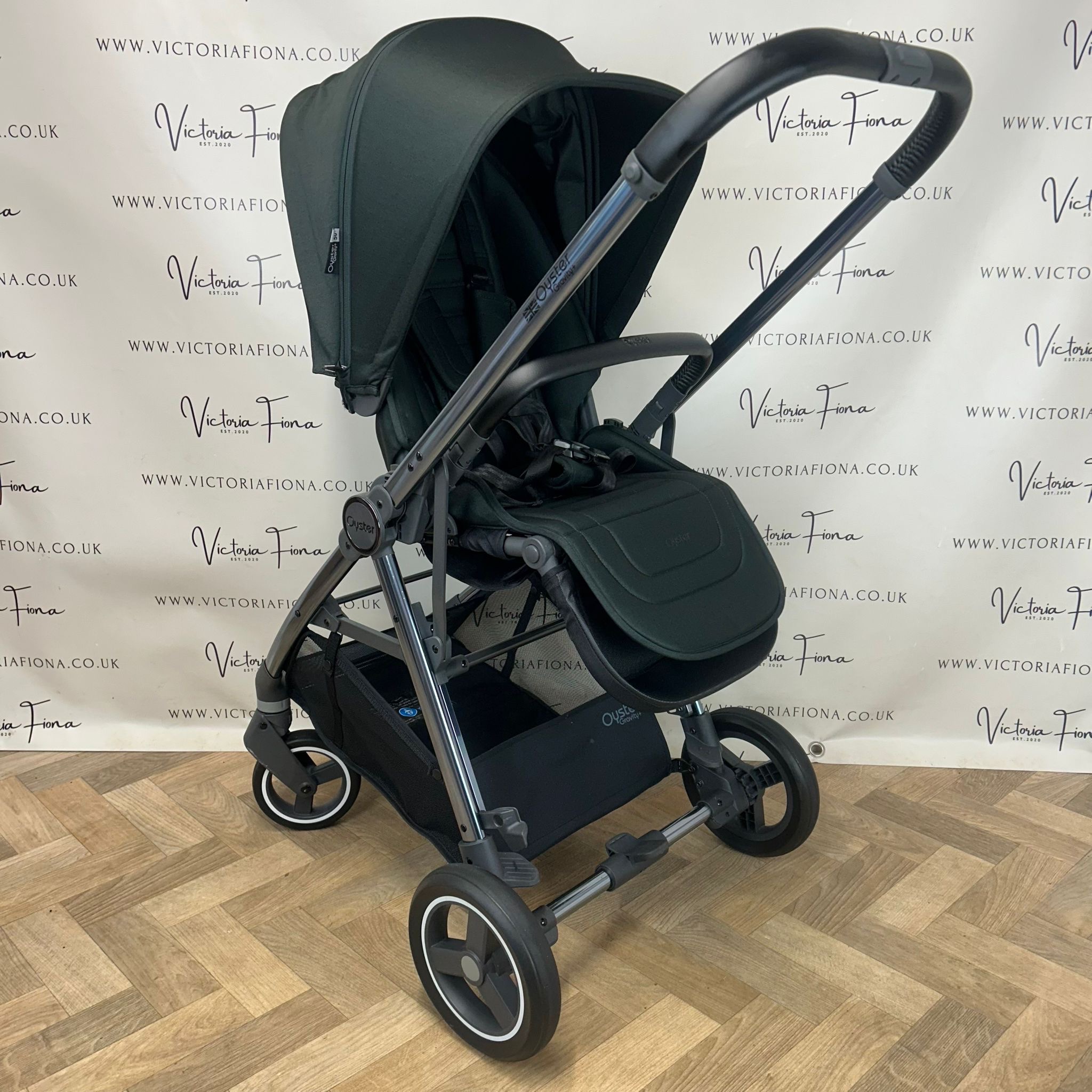 PRELOVED Babystyle Oyster Gravity+ Stroller - Black Olive - Image 2