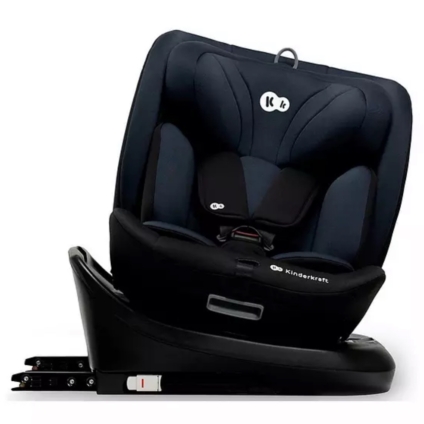 NEW Kinderkraft I-GROW R129 I-Size Spin Car Seat (0-12years) - Black