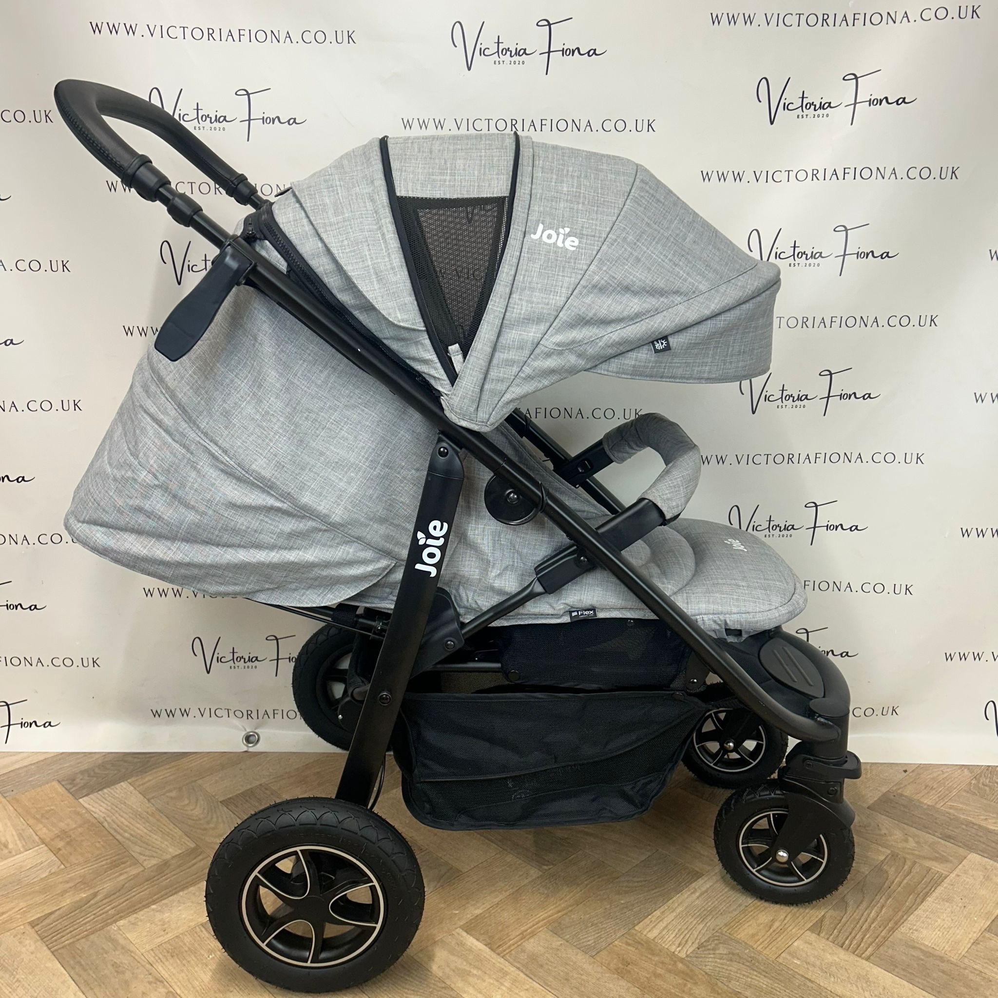 PRELOVED Joie Mytrax Flex Pushchair – Grey Flannel RRP£220 - Image 3