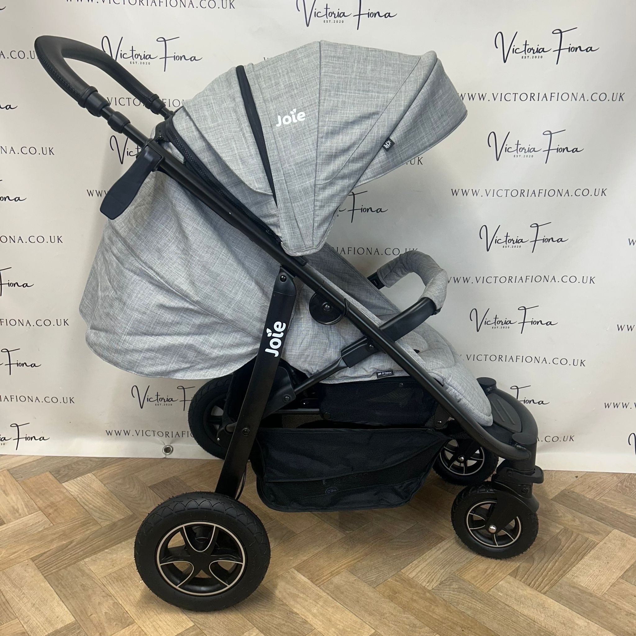 PRELOVED Joie Mytrax Flex Pushchair – Grey Flannel RRP£220 - Image 2