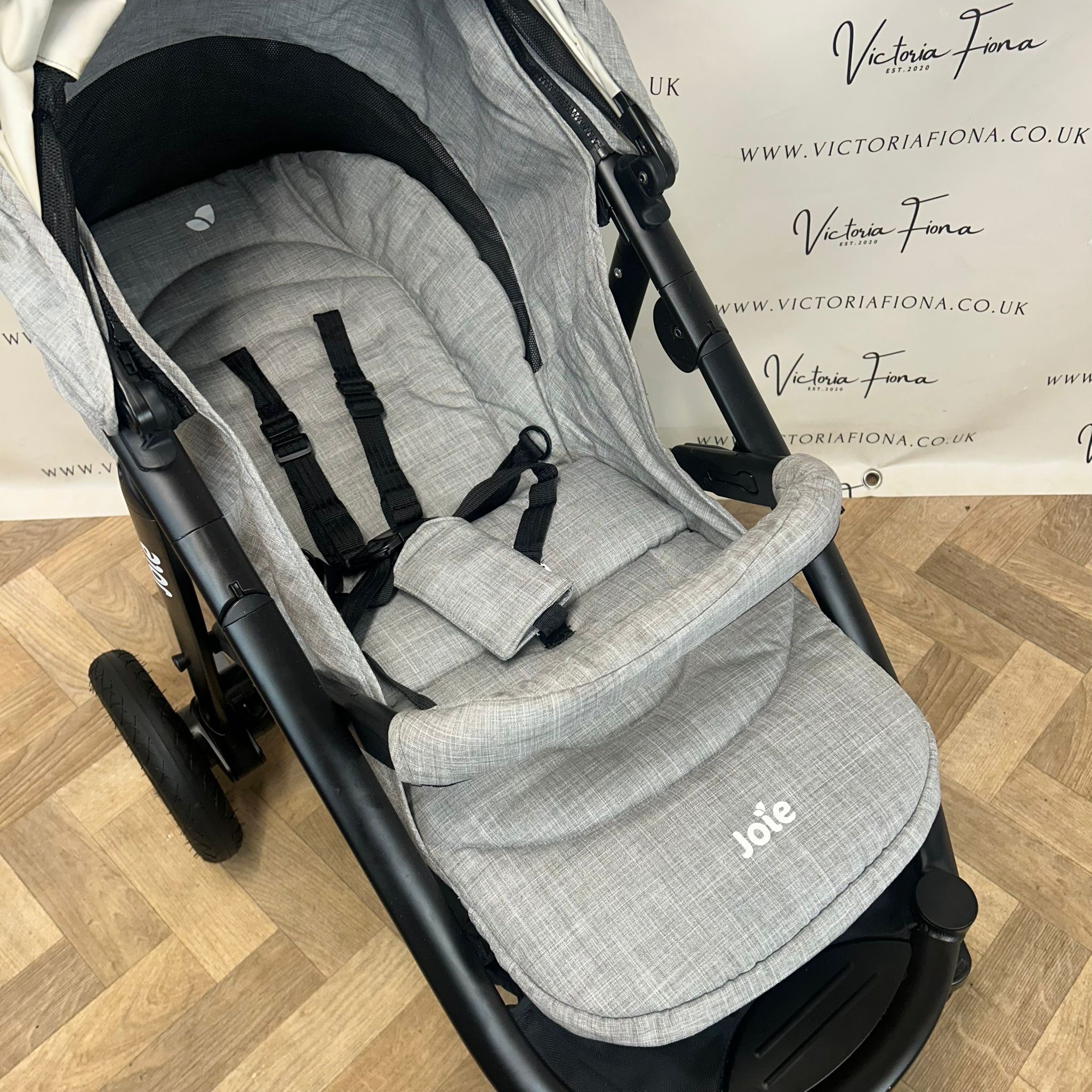 PRELOVED Joie Mytrax Flex Pushchair – Grey Flannel RRP£220 - Image 4