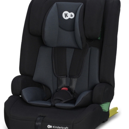 NEW Kinderkraft Safety Fix 2 i-size Car Seat with Isofix - BLACK (9-36kg approx 15months-12years)