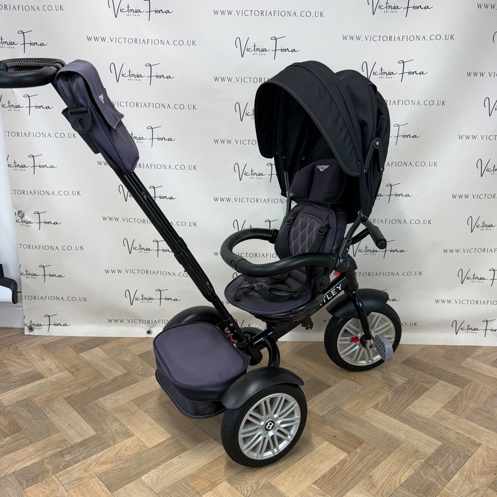 PRELOVED Bentley 6-in-1 Stroller Trike - Black - Image 2