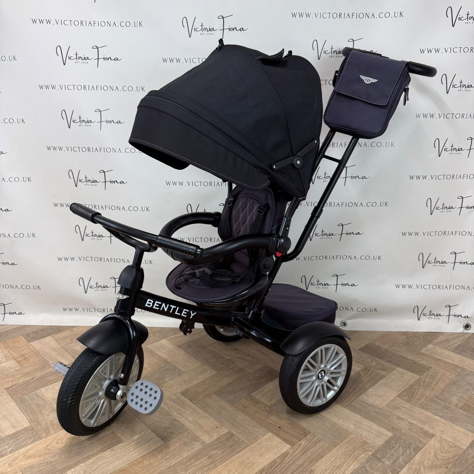 PRELOVED Bentley 6-in-1 Stroller Trike - Black - Image 4