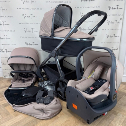PRELOVED Babystyle Oyster 3 Pushchair Travel System - Butterscotch