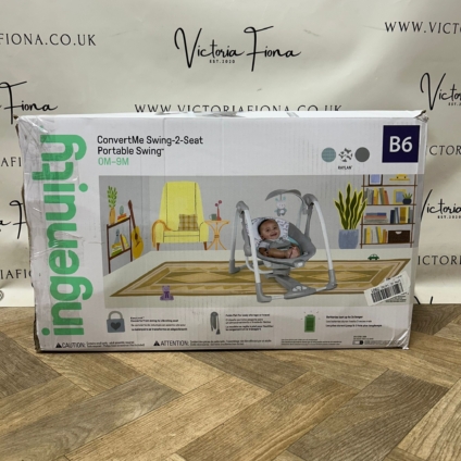 NEW Ingenuity ConvertMe Swing-2-Seat Portable Swing RRP£90