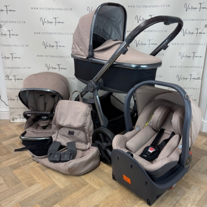 PRELOVED Babystyle Oyster 3 Pushchair Travel System - Butterscotch