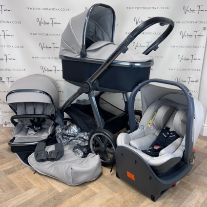 PRELOVED Babystyle Oyster 3 Pushchair Travel System - Stone