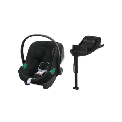 NEW Cybex Aton B2 i-Size Baby Car Seat & Base Bundle - Volcano Black RRP£230
