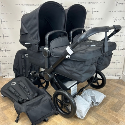PRELOVED Bugaboo Donkey 3 TWIN - ALL BLACK 🖤