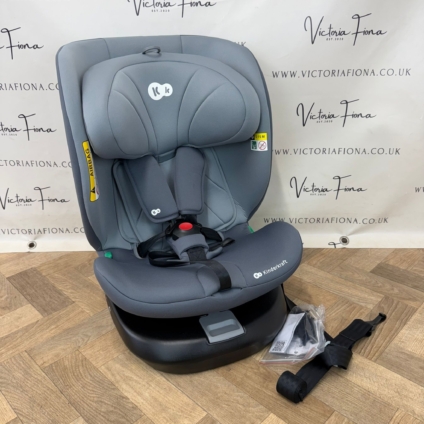NEW Kinderkraft I-GROW R129 I-Size Spin Car Seat (18 months - 12years) - Grey