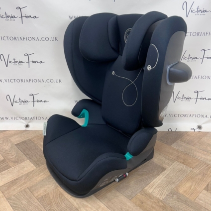 PRELOVED Cybex Solution G i-Fix Group 2/3 Car Seat - Moon Black