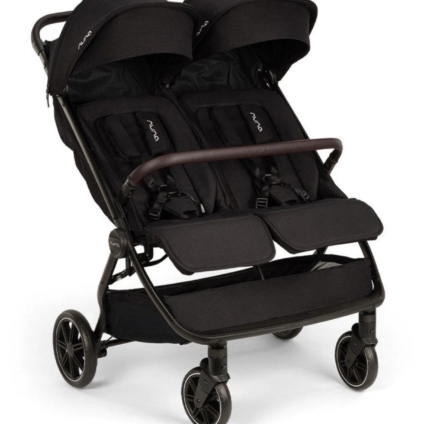 NEW Nuna trvl dubl Double 'side by side' Stroller Pushchair - Caviar RRP£650