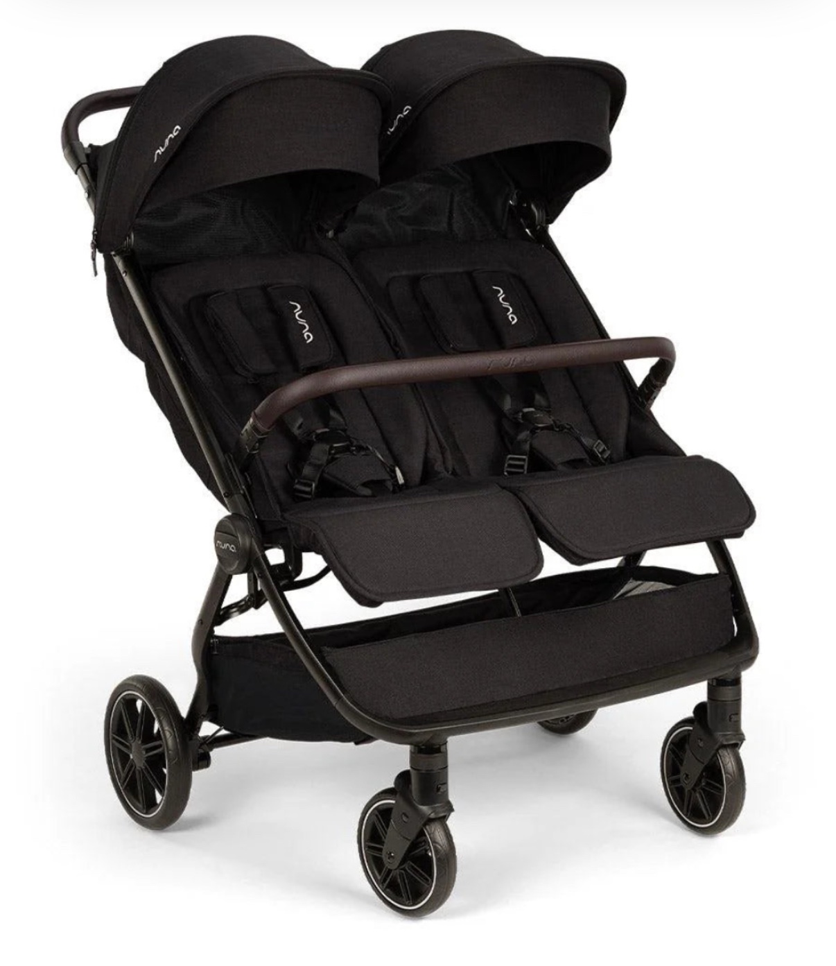 NEW Nuna trvl dubl Double 'side by side' Stroller Pushchair - Caviar RRP£650