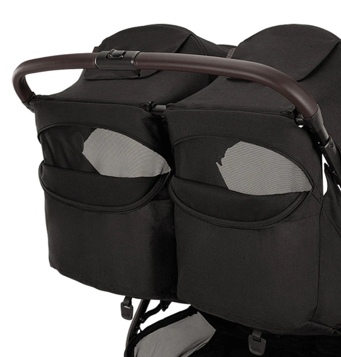 NEW Nuna trvl dubl Double 'side by side' Stroller Pushchair - Caviar RRP£650 - Image 9