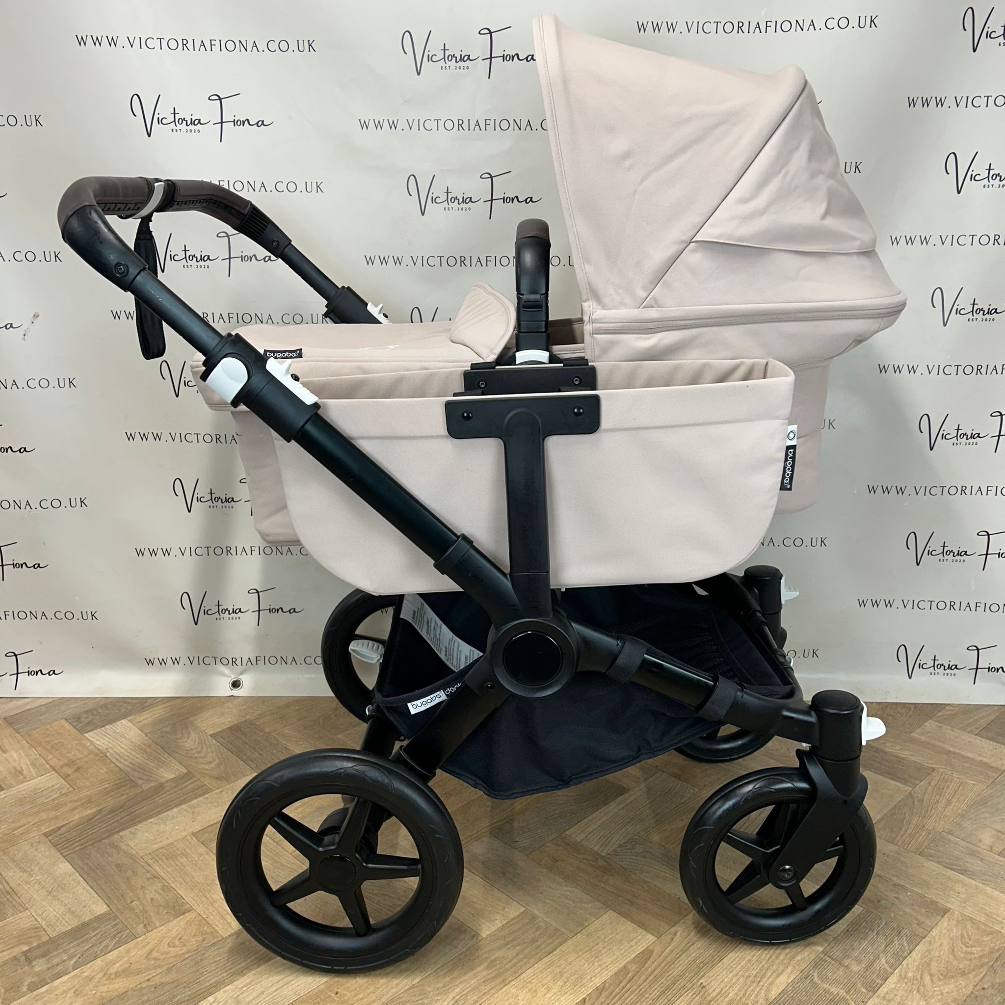 PRELOVED Bugaboo Donkey 5 DUO Double Pushchair - Desert Taupe - Image 2