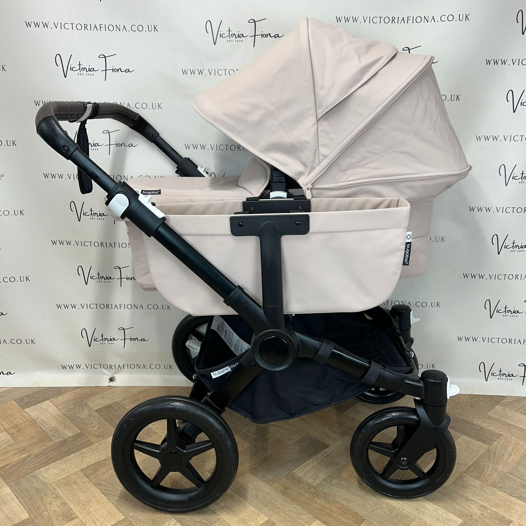 PRELOVED Bugaboo Donkey 5 DUO Double Pushchair - Desert Taupe - Image 3