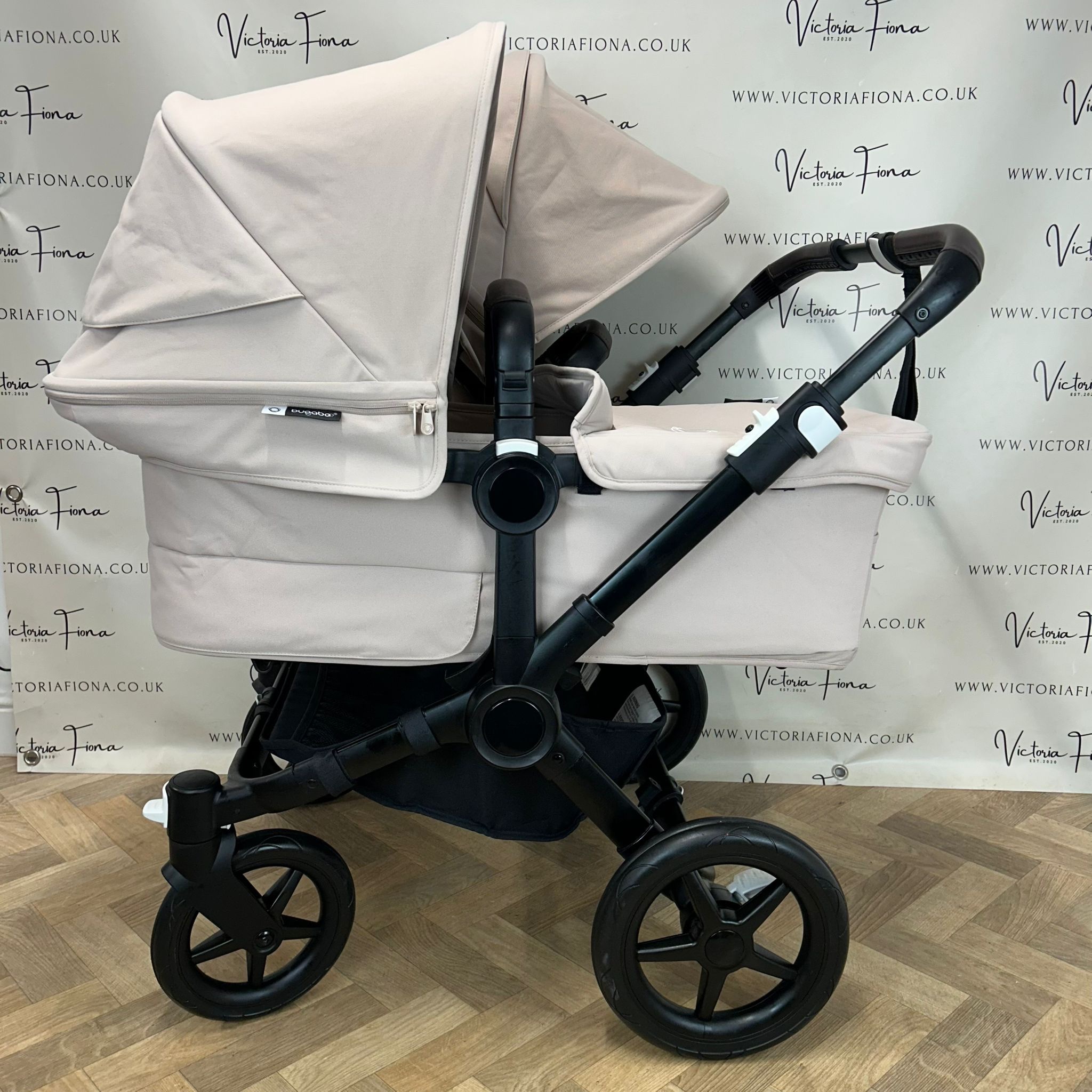 PRELOVED Bugaboo Donkey 5 DUO Double Pushchair - Desert Taupe - Image 4