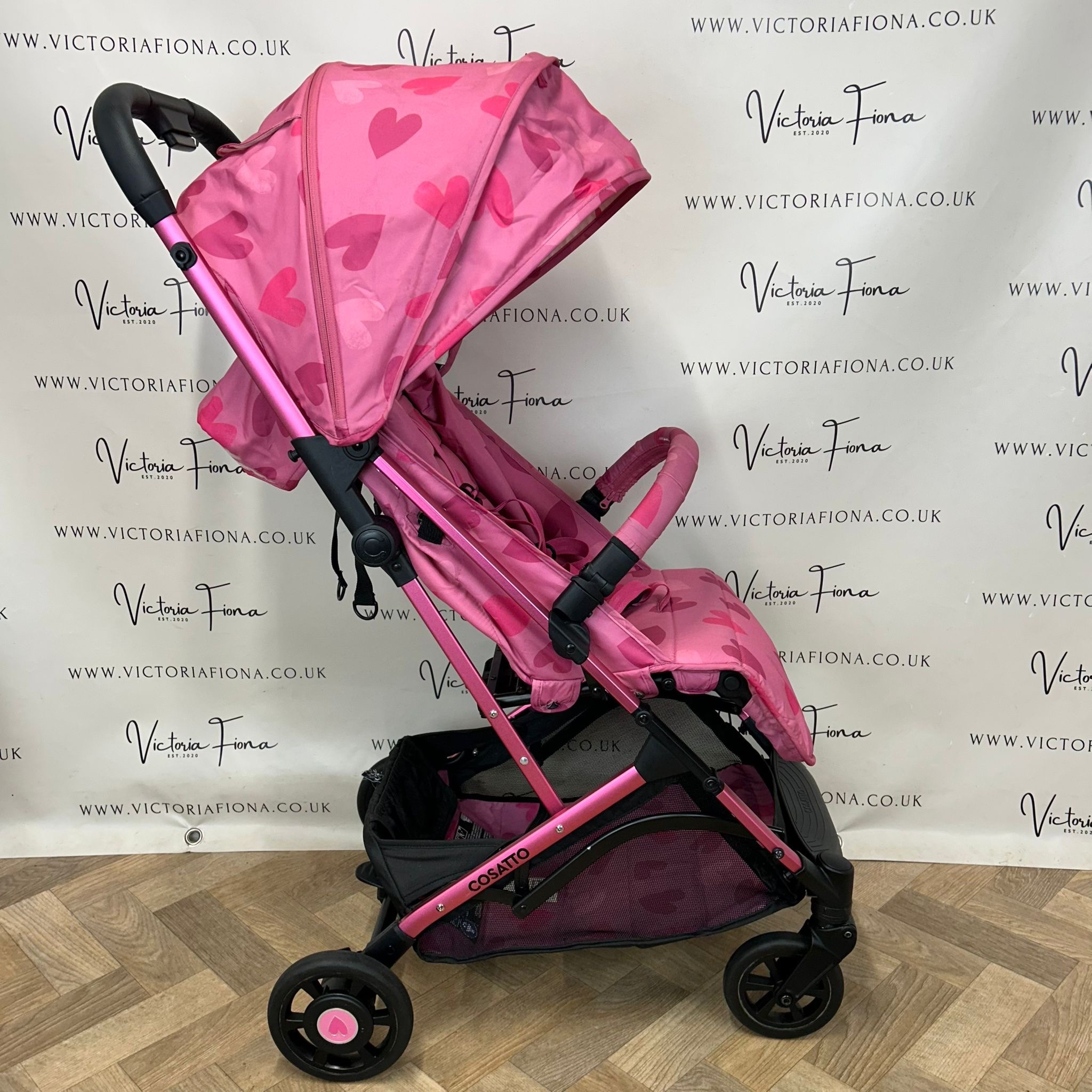 PRELOVED Cosatto Woosh 4 Compact Stroller - Lighthearted RRP£250 🩷 - Image 6