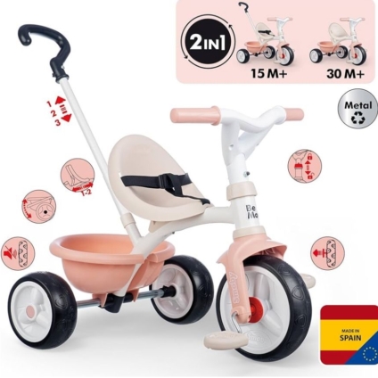 NEW Smoby Be Move Kids Tricycle - Pink