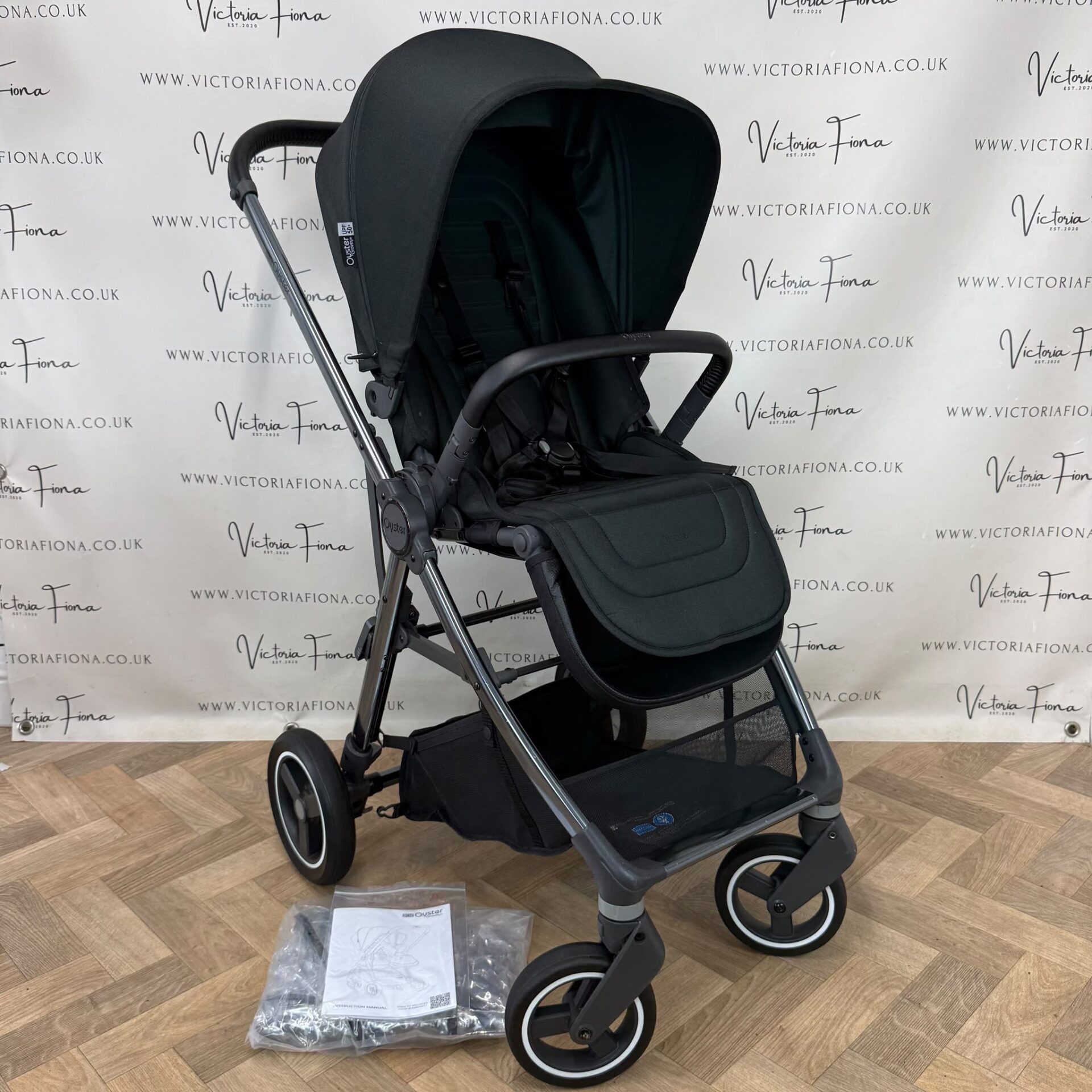 PRELOVED Babystyle Oyster Gravity+ Stroller - Black Olive