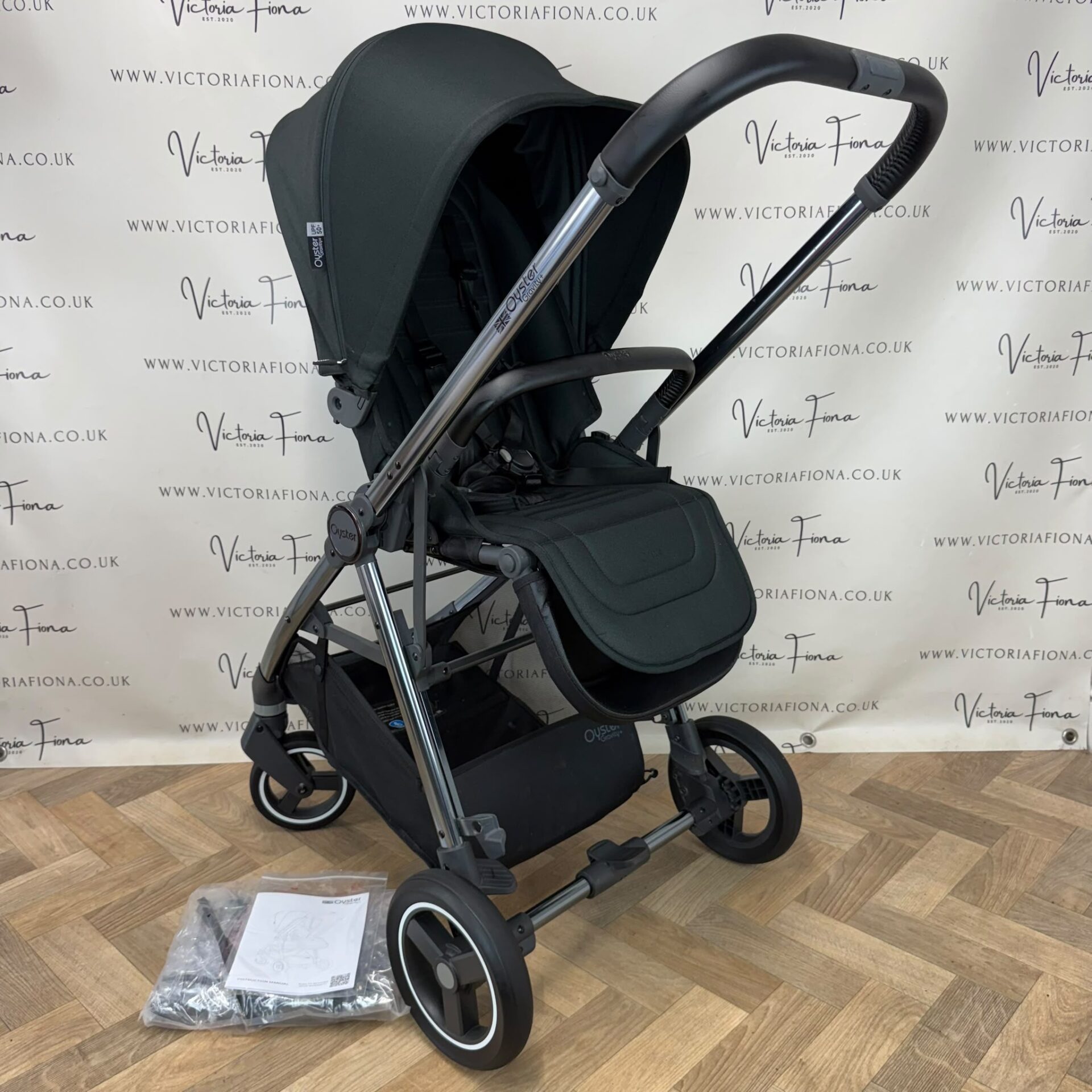 PRELOVED Babystyle Oyster Gravity+ Stroller - Black Olive - Image 2