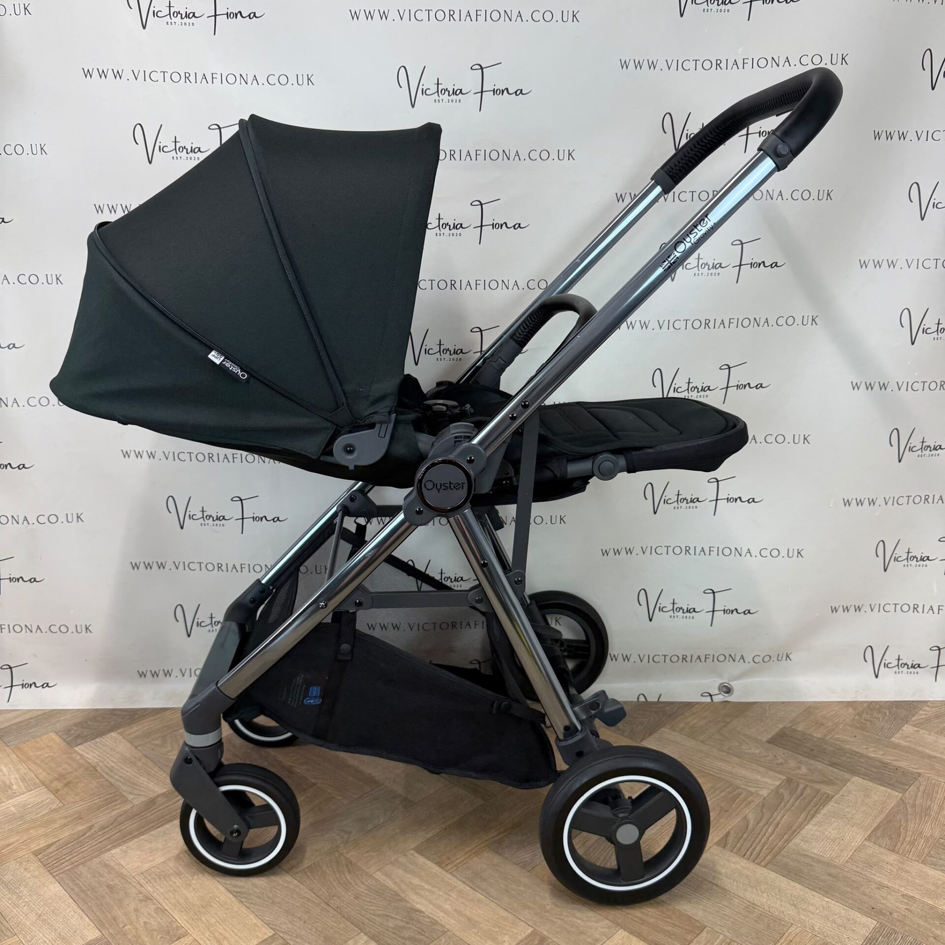 PRELOVED Babystyle Oyster Gravity+ Stroller - Black Olive - Image 4