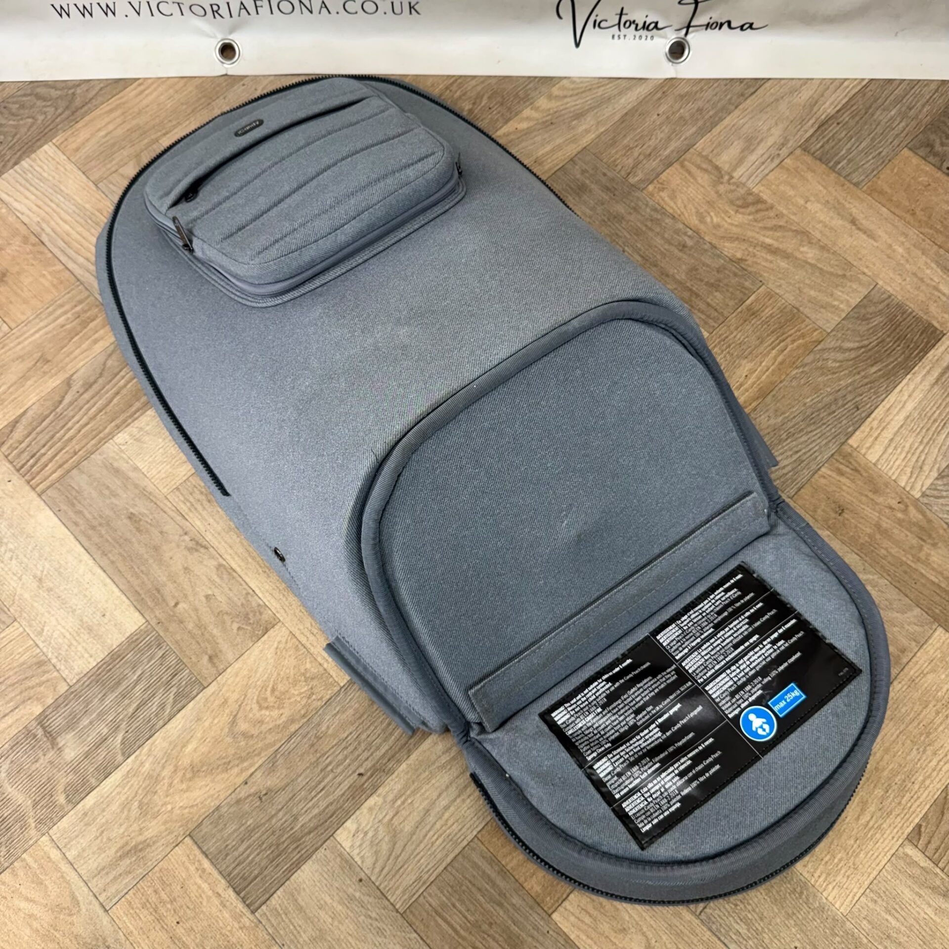 PRELOVED iCandy Peach 7 Carrycot & Pushchair with Cybex Cloud Z & Isofix - LIGHT GREY - Image 8