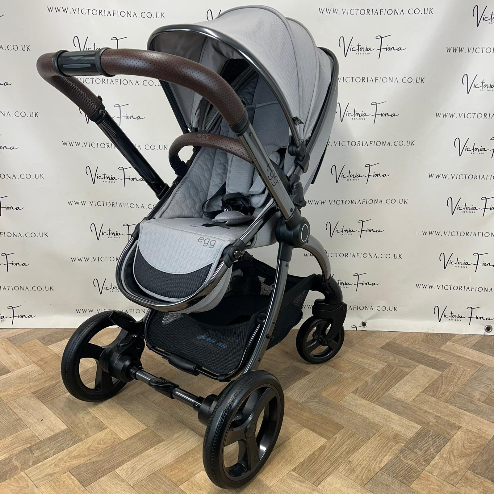 PRELOVED Egg 3 Pushchair & Carrycot - Glacier - Image 6