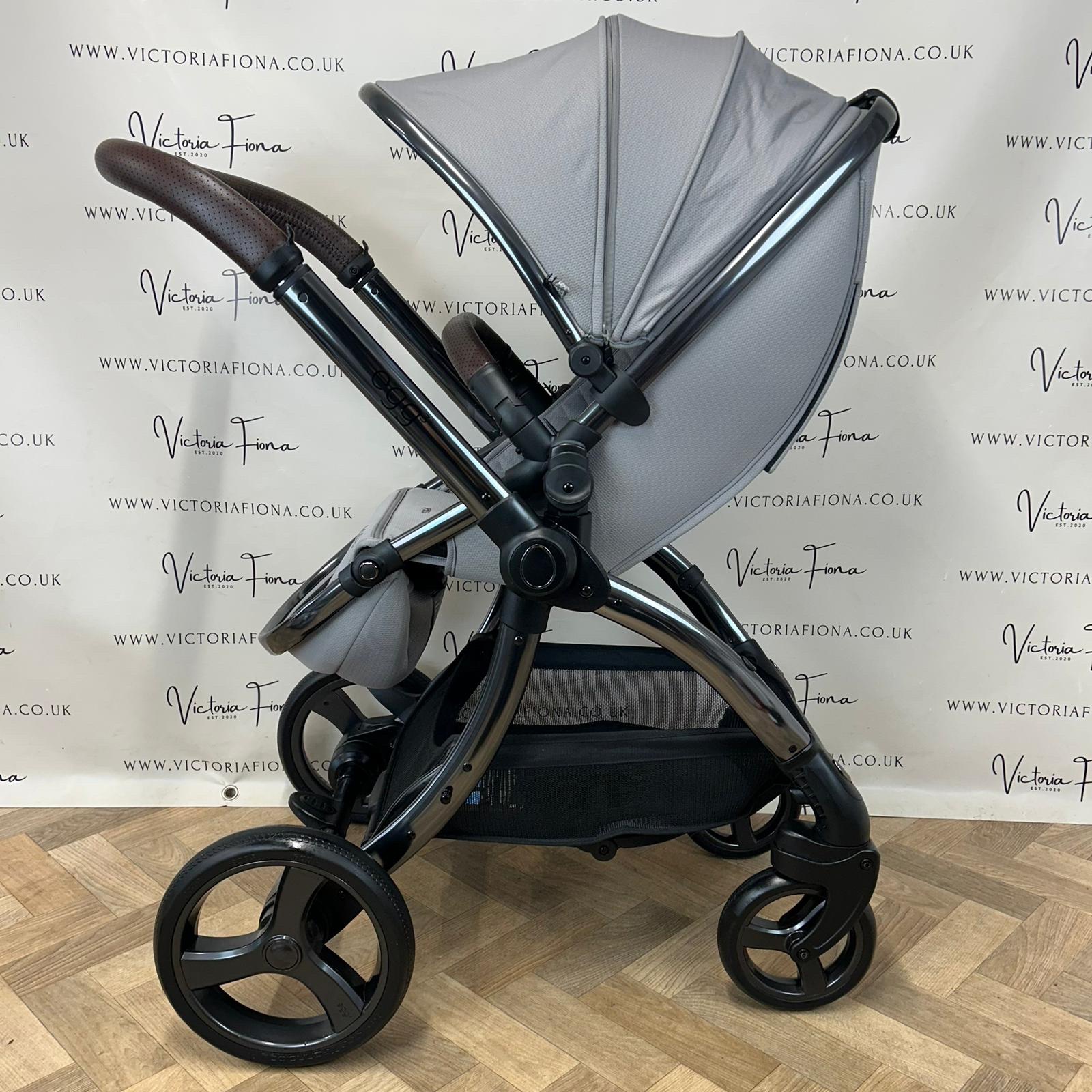 PRELOVED Egg 3 Pushchair & Carrycot - Glacier - Image 7