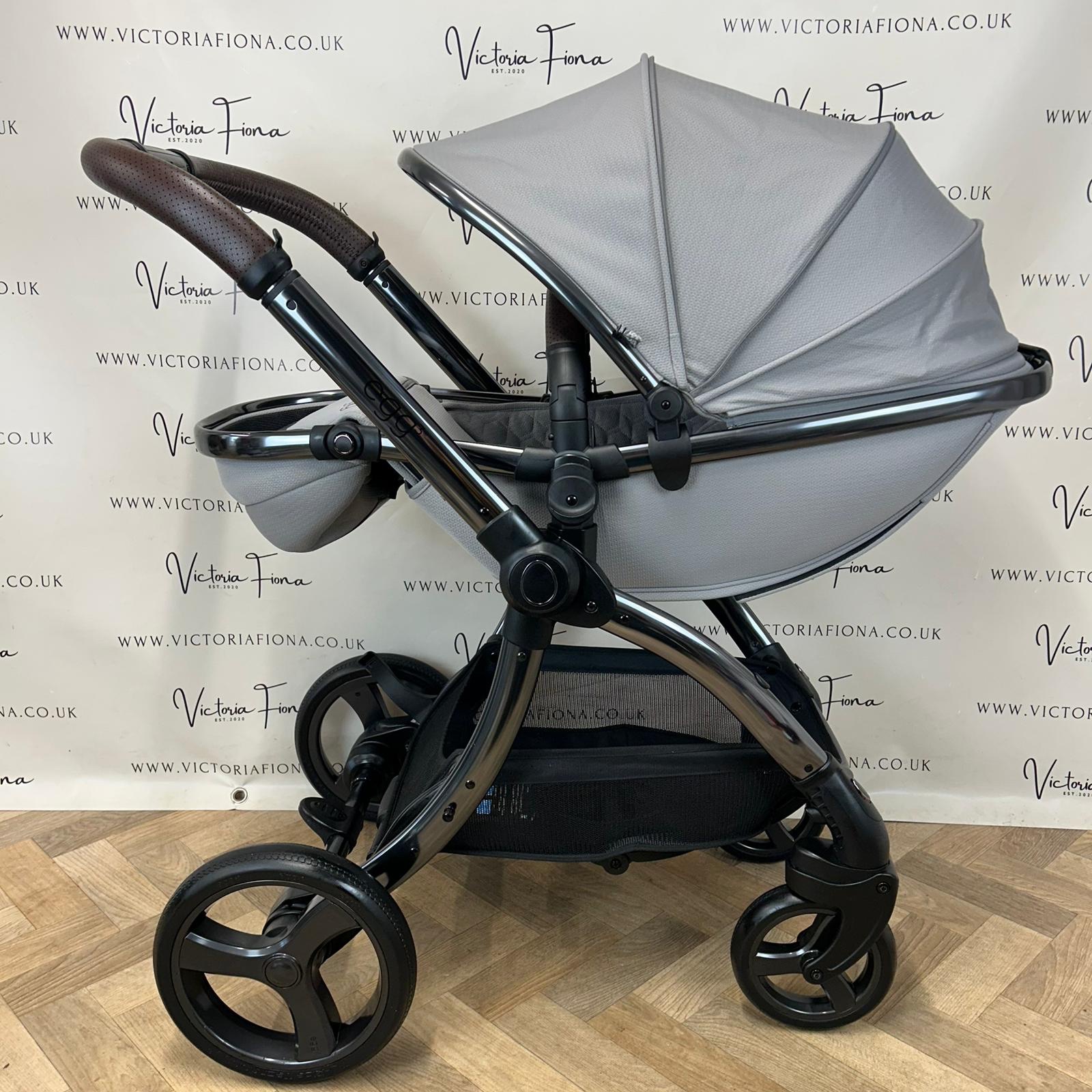 PRELOVED Egg 3 Pushchair & Carrycot - Glacier - Image 8
