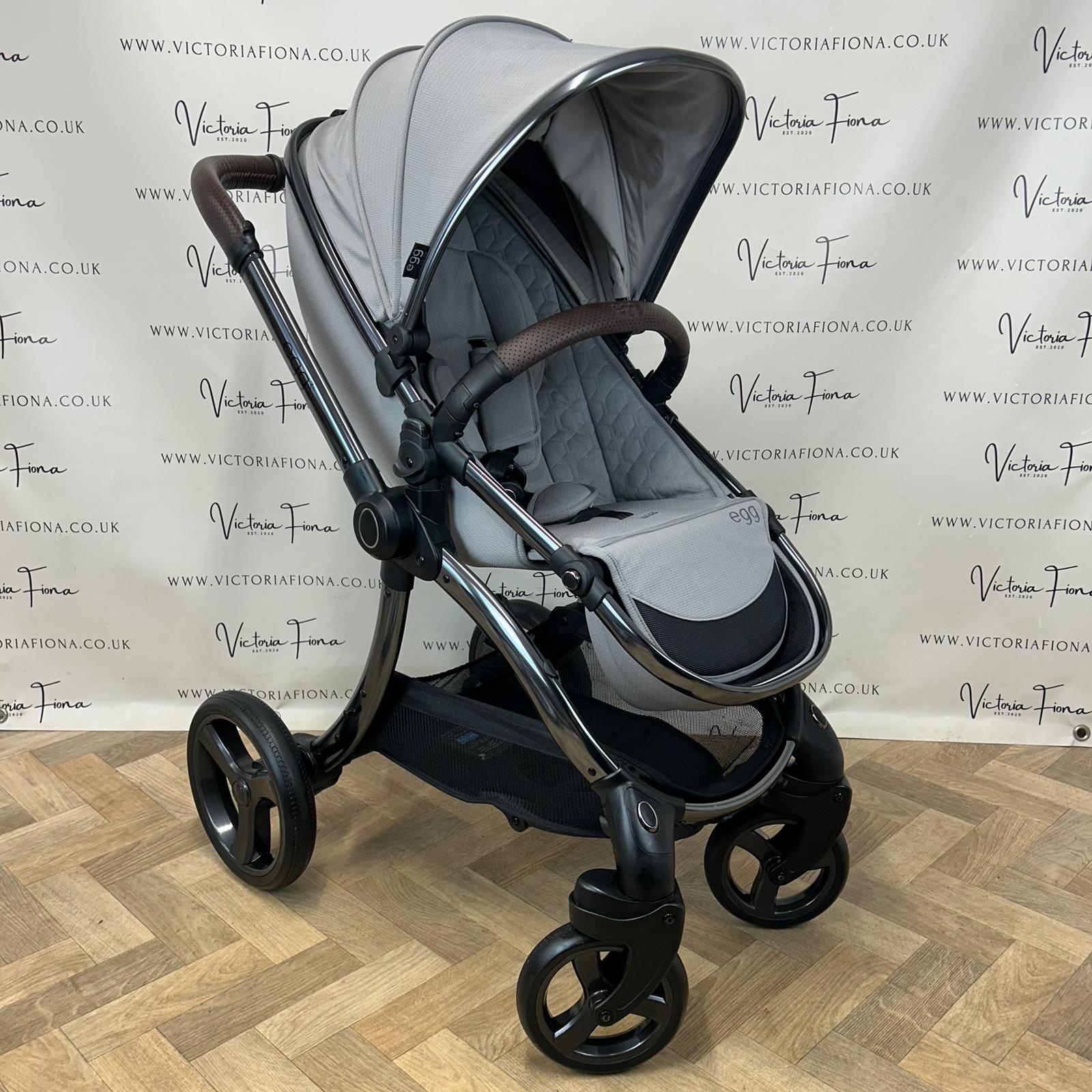 PRELOVED Egg 3 Pushchair & Carrycot - Glacier - Image 9