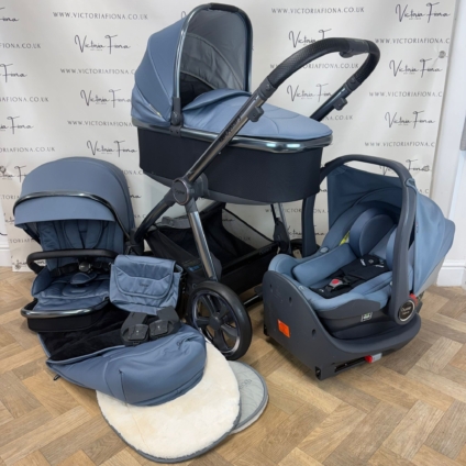 PRELOVED Babystyle Oyster 3 Pushchair Travel System - Dreamy Blue