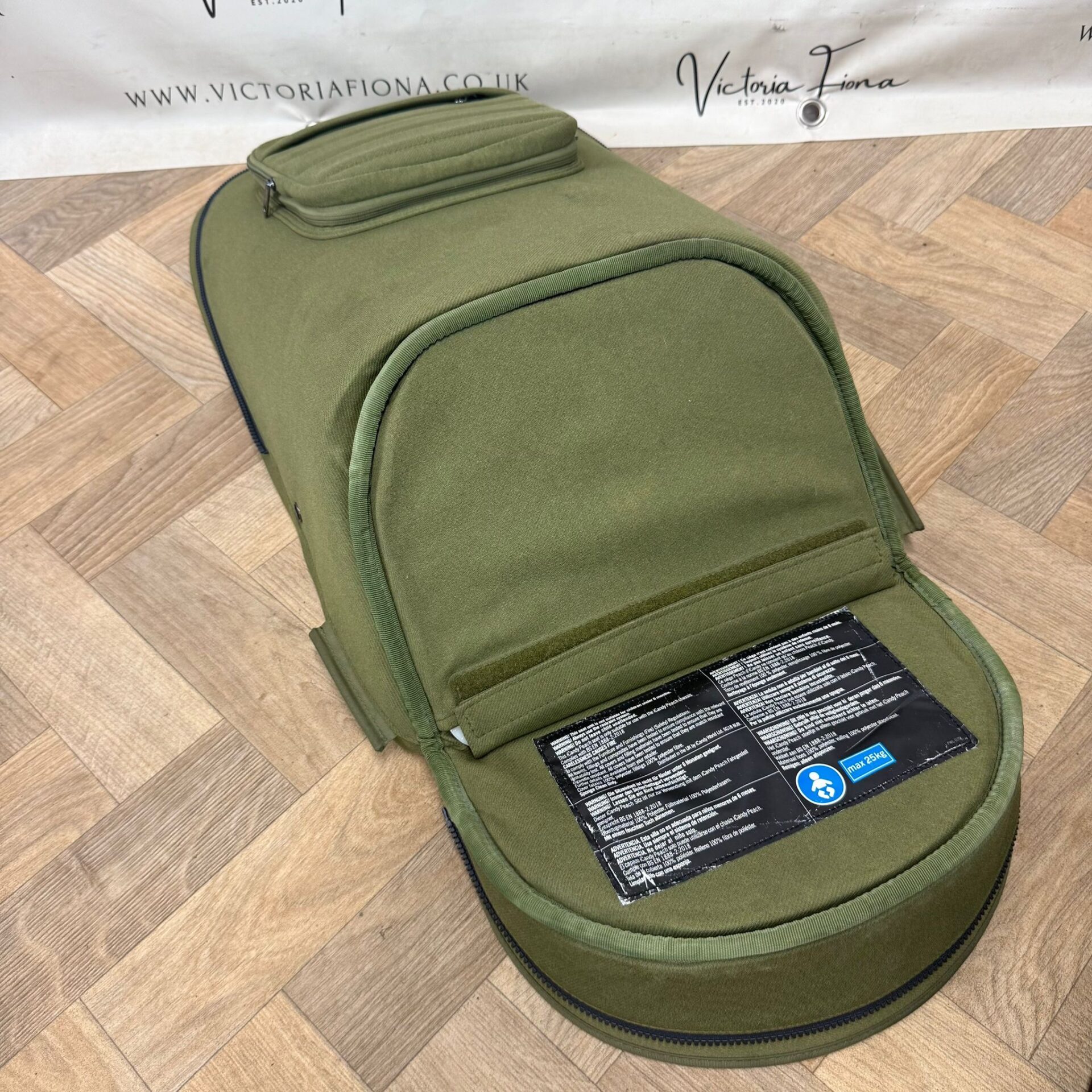 PRELOVED iCandy Peach 7 Pushchair and Carrycot with Maxi Cosi Pebble 360 & Isofix - Olive Green π« - Image 7