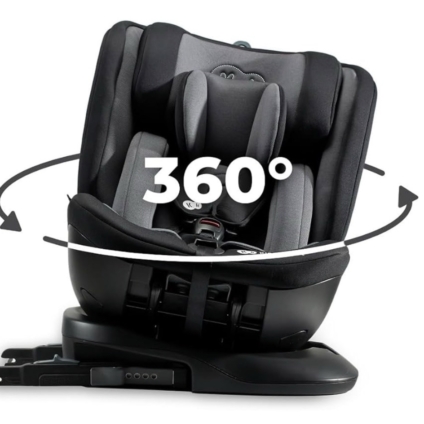 NEW Kinderkraft Xpedition 2 isize 360 spin Car Seat - 0-12years - Black