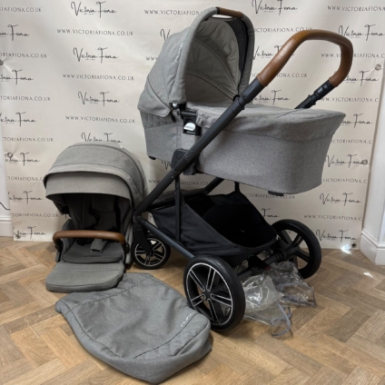 PRELOVED Nuna Mixx Next Carrycot & Pushchair - Granite Grey