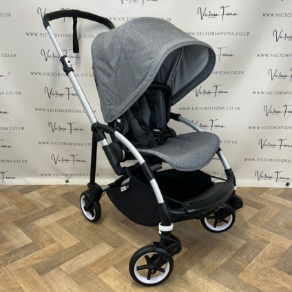 PRELOVED Bugaboo Bee6 Parent & World Facing Stroller Pushchair - Grey Melange