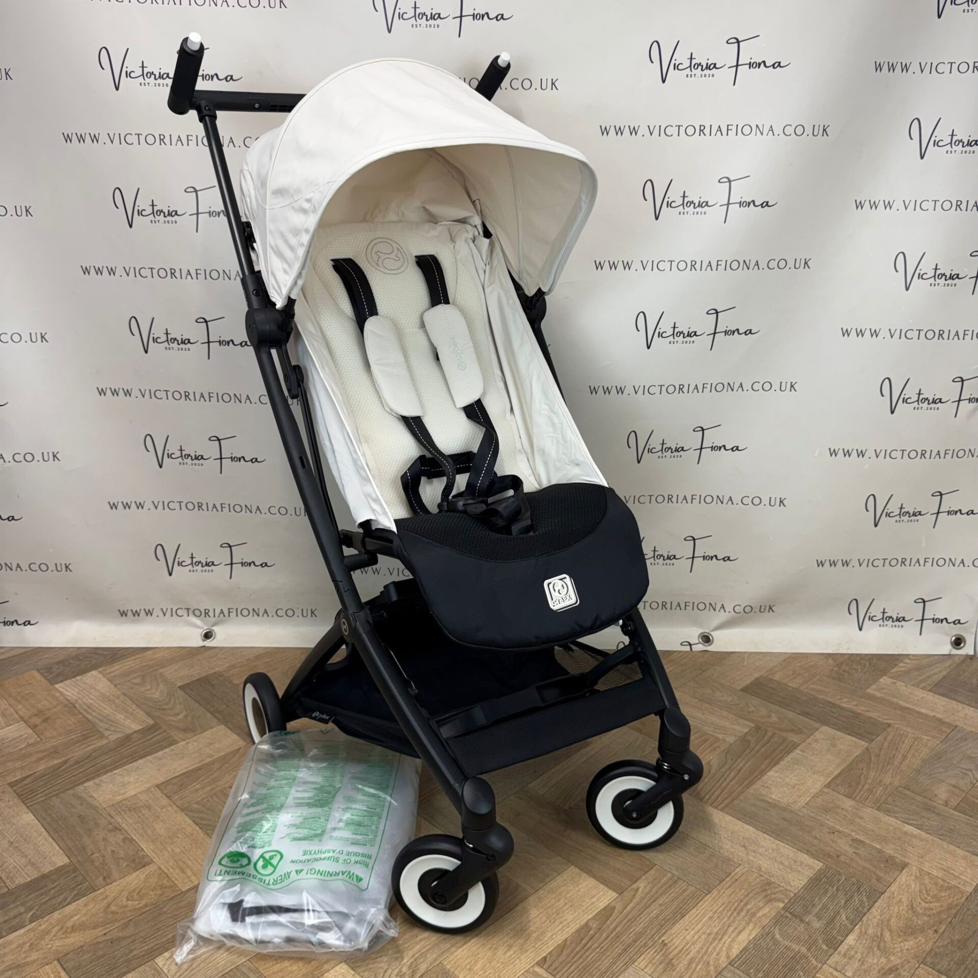 PRELOVED Cybex Libelle CABIN APPROVED Compact Stroller - Canvas White