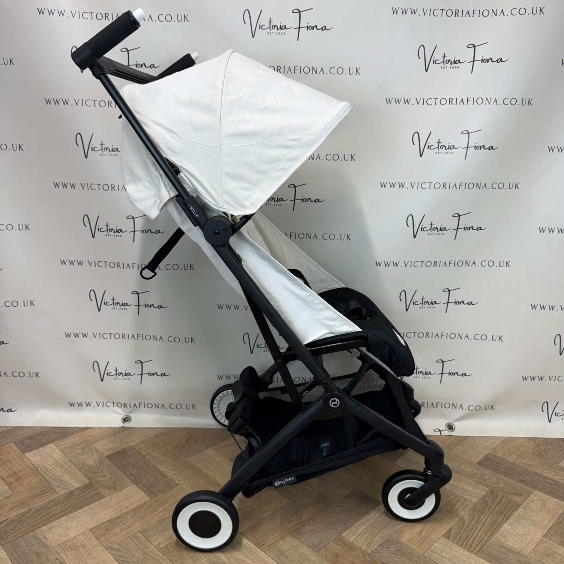 PRELOVED Cybex Libelle CABIN APPROVED Compact Stroller - Canvas White - Image 2