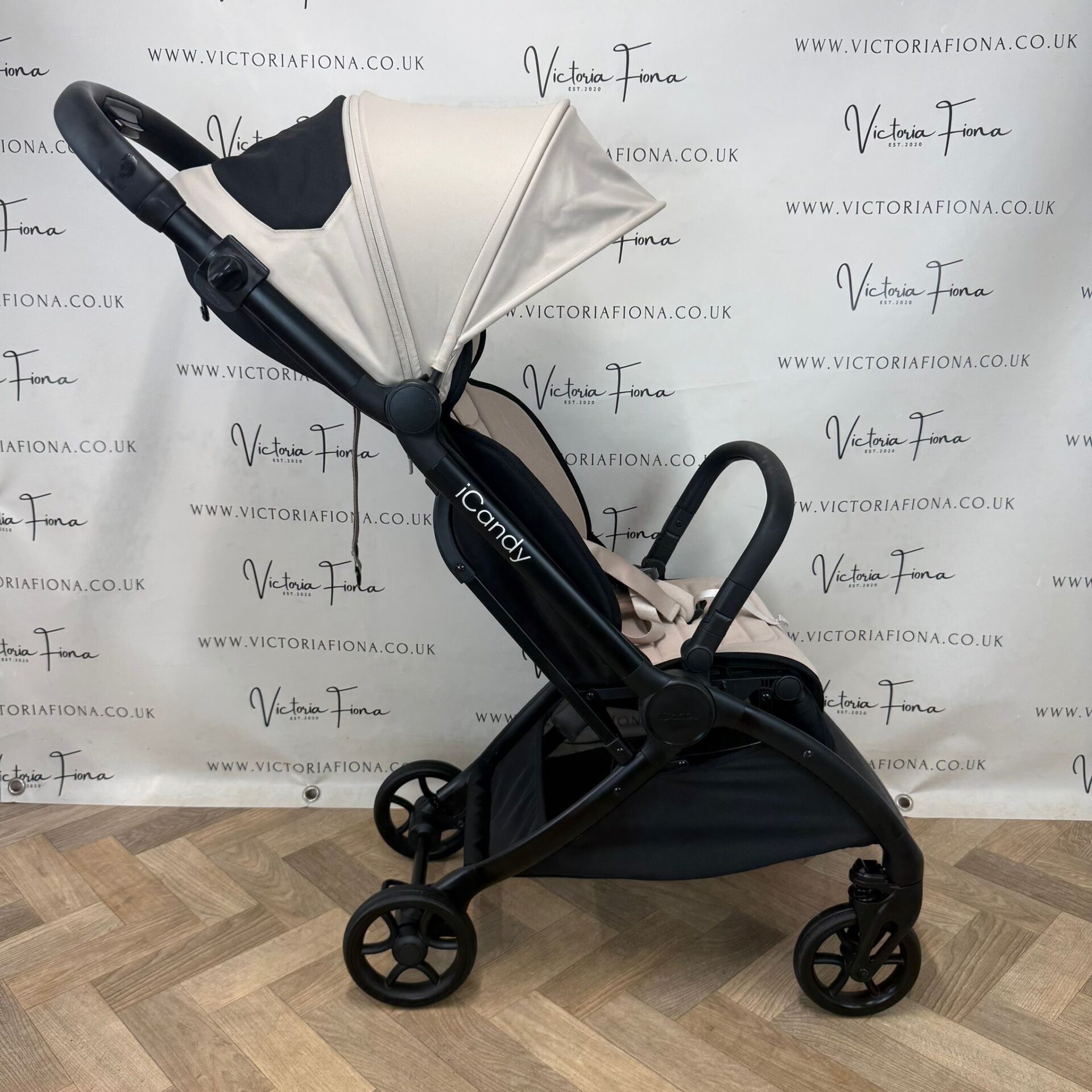 PRELOVED iCandy Pip Compact Stroller - Latte - Image 2