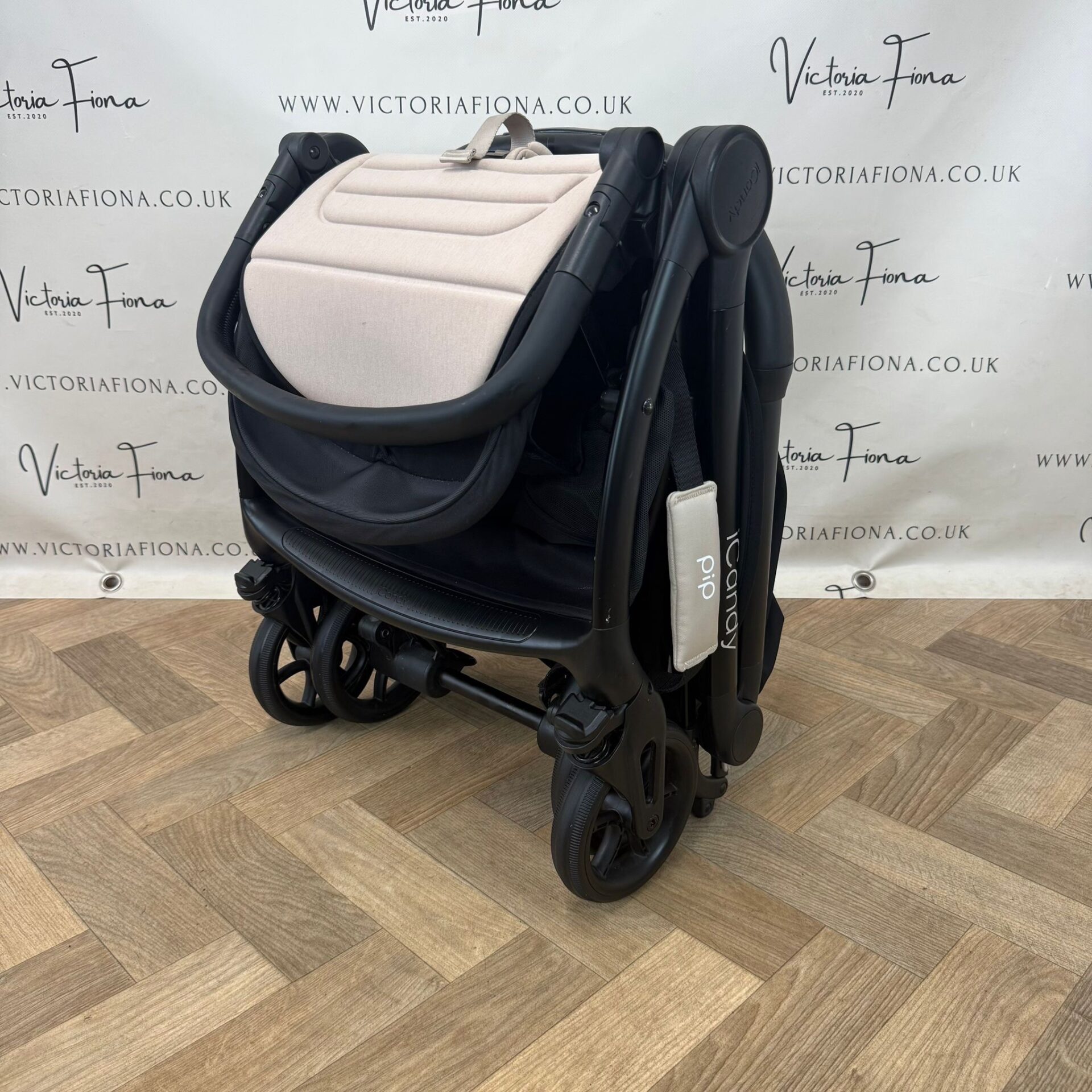 PRELOVED iCandy Pip Compact Stroller - Latte - Image 5