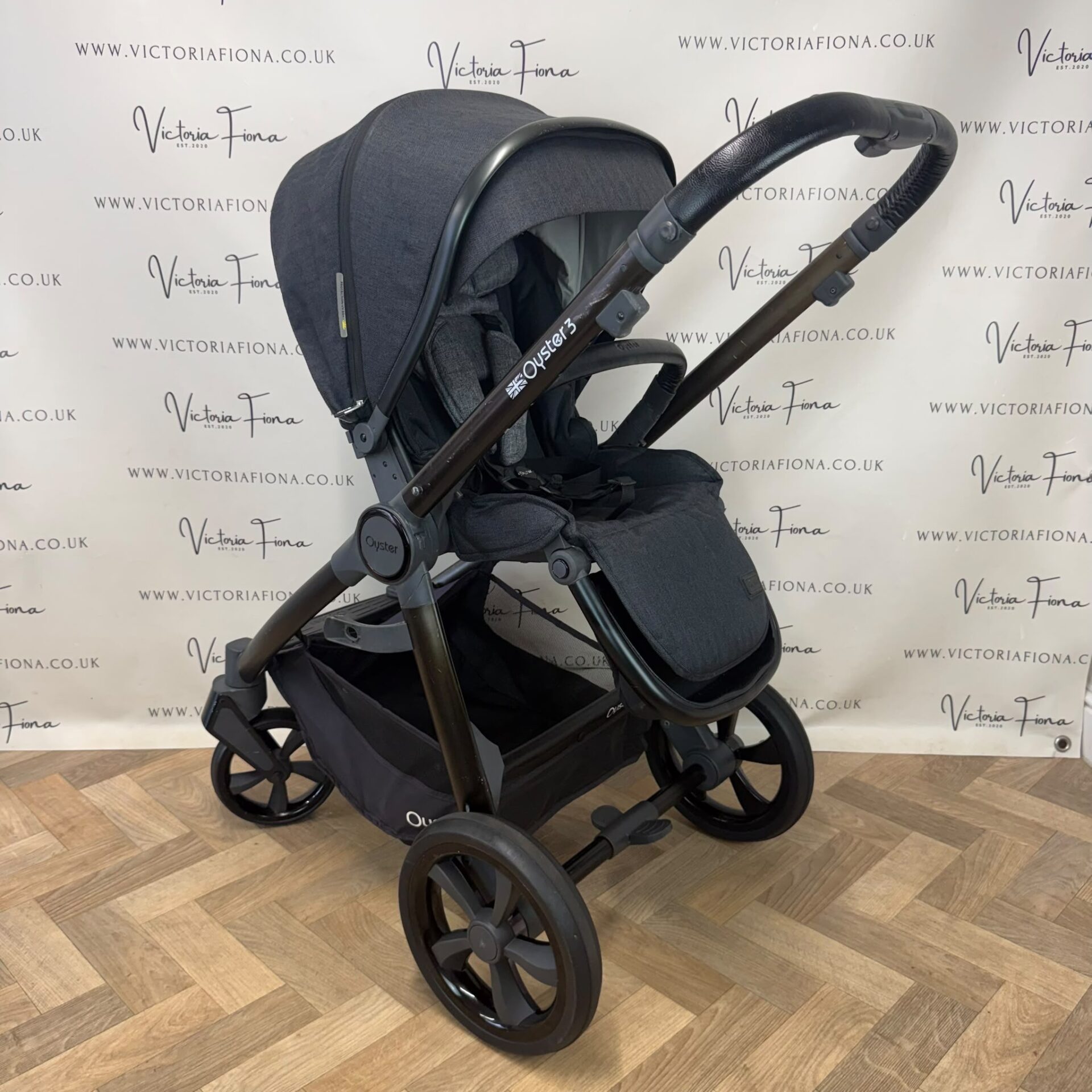 PRELOVED Babystyle Oyster 3 Pushchair & Carrycot - Noir Black π€ - Image 7