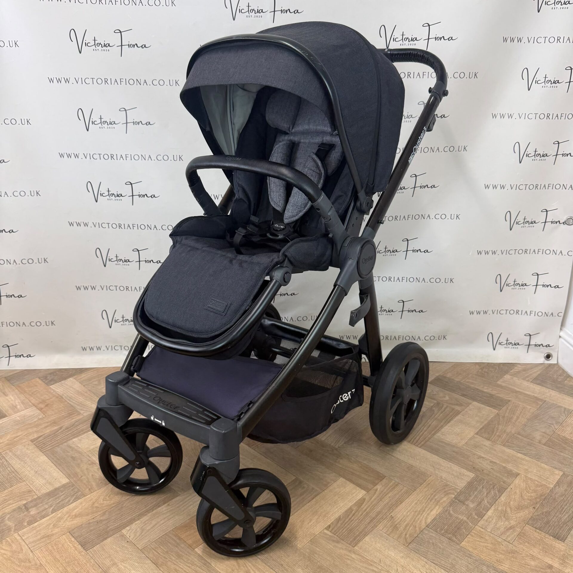 PRELOVED Babystyle Oyster 3 Pushchair & Carrycot - Noir Black π€ - Image 8