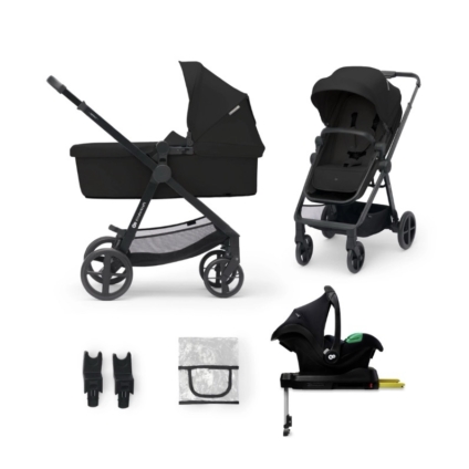 NEW Kinderkraft Newly 4in1 Travel System - Black RRP£349